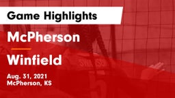 McPherson  vs Winfield  Game Highlights - Aug. 31, 2021