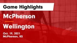 McPherson  vs Wellington  Game Highlights - Oct. 19, 2021