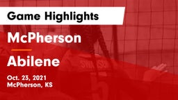 McPherson  vs Abilene  Game Highlights - Oct. 23, 2021