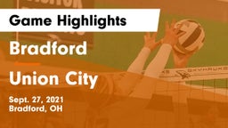 Bradford  vs Union City  Game Highlights - Sept. 27, 2021
