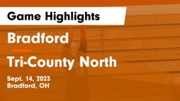 Bradford  vs Tri-County North  Game Highlights - Sept. 14, 2023