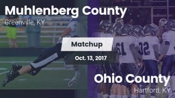 Matchup: Muhlenberg County vs. Ohio County  2017