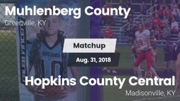 Matchup: Muhlenberg County vs. Hopkins County Central  2018