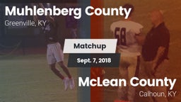 Matchup: Muhlenberg County vs. McLean County  2018