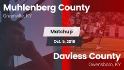 Matchup: Muhlenberg County vs. Daviess County  2018