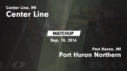 Matchup: Center Line High vs. Port Huron Northern  2016