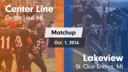 Matchup: Center Line High vs. Lakeview  2016