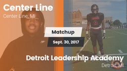 Matchup: Center Line High vs. Detroit Leadership Academy 2017
