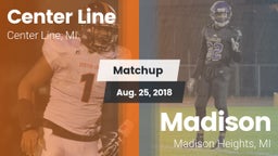 Matchup: Center Line High vs. Madison 2018