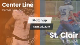 Matchup: Center Line High vs. St. Clair  2018