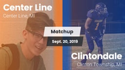 Matchup: Center Line High vs. Clintondale  2019