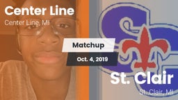 Matchup: Center Line High vs. St. Clair  2019