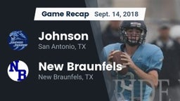 Recap: Johnson  vs. New Braunfels  2018