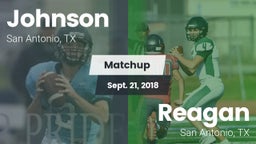 Matchup: Johnson vs. Reagan  2018