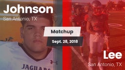Matchup: Johnson vs. Lee  2018