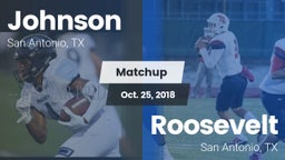 Matchup: Johnson vs. Roosevelt  2018