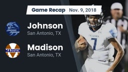 Recap: Johnson  vs. Madison  2018
