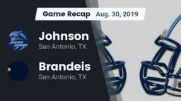 Recap: Johnson  vs. Brandeis  2019