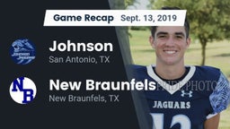 Recap: Johnson  vs. New Braunfels  2019