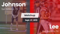 Matchup: Johnson vs. Lee  2019