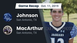 Recap: Johnson  vs. MacArthur  2019