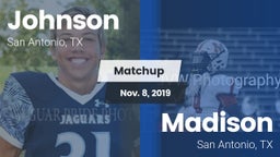 Matchup: Johnson vs. Madison  2019