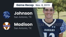 Recap: Johnson  vs. Madison  2019