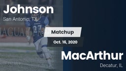 Matchup: Johnson vs. MacArthur  2020