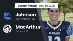 Recap: Johnson  vs. MacArthur  2020