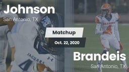 Matchup: Johnson vs. Brandeis  2020