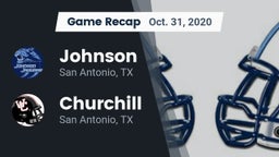 Recap: Johnson  vs. Churchill  2020