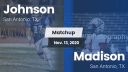 Matchup: Johnson vs. Madison  2020