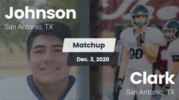 Matchup: Johnson vs. Clark  2020