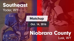 Matchup: Southeast High vs. Niobrara County  2016