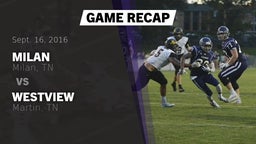 Recap: Milan  vs. Westview  2016