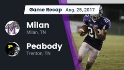 Recap: Milan  vs. Peabody  2017