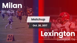 Matchup: Milan  vs. Lexington  2017