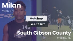 Matchup: Milan  vs. South Gibson County  2017
