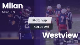 Matchup: Milan  vs. Westview  2018