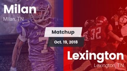 Matchup: Milan  vs. Lexington  2018