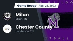 Recap: Milan  vs. Chester County  2023