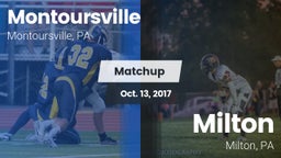 Matchup: Montoursville High vs. Milton  2017