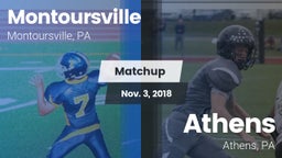 Matchup: Montoursville High vs. Athens  2018
