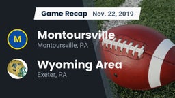 Recap: Montoursville  vs. Wyoming Area  2019