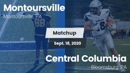 Matchup: Montoursville High vs. Central Columbia  2020