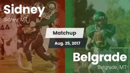Matchup: Sidney  vs. Belgrade  2017