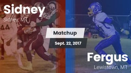 Matchup: Sidney  vs. Fergus  2017