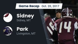 Recap: Sidney  vs. Park  2017