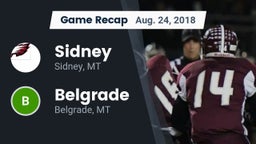 Recap: Sidney  vs. Belgrade  2018