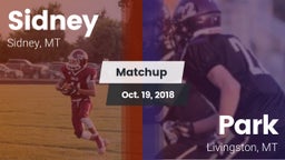 Matchup: Sidney  vs. Park  2018